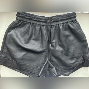 Ena Pelly Black High Waist Shorts
